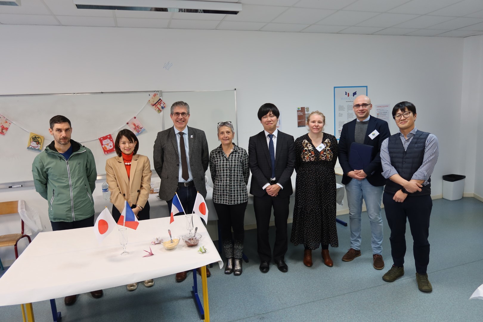 Rencontre franco-japonaise au LPPRA : Échanges culturels et gastronomiques